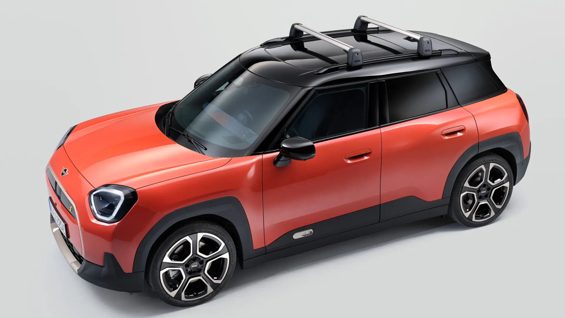 MINI Accessories - roof rack on mini aceman